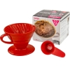 Hario Dripper rosso in porcellana n. 2