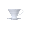Hario V60 dripper in plastica bianca misura 01