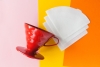 Hario V60 dripper - plastica rossa - misura 02