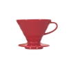 Hario V60 dripper in porcellana rosso misura 02