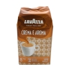 Vooraanzicht van een zak Lavazza Crema e Aroma Koffiebonen van 1 kilo