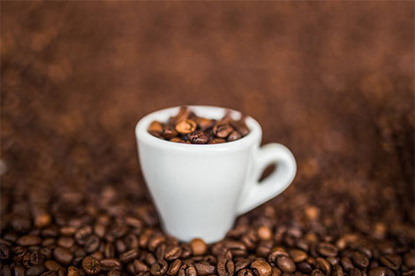 Chicchi di caffè da gustare